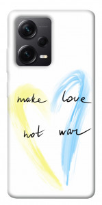 Чехол Make love not war для Xiaomi Redmi Note 12 Pro 5G