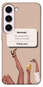 Чехол Beautiful reminder для Galaxy S23+