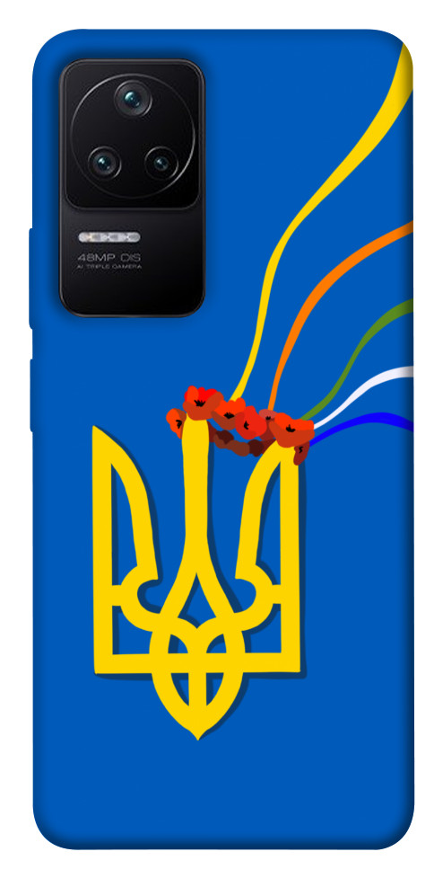 Чехол Квітучий герб для Xiaomi Redmi K40S