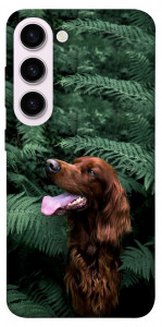 Чехол Собака в зелени для Galaxy S23+