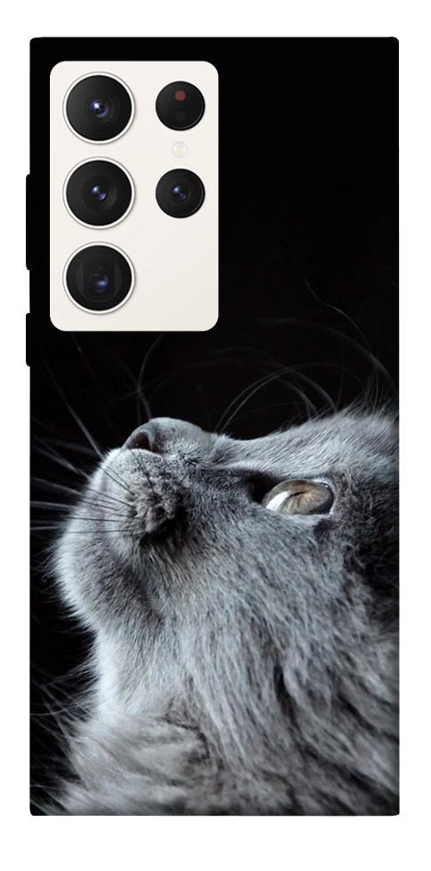 Чехол Cute cat для Galaxy S23 Ultra