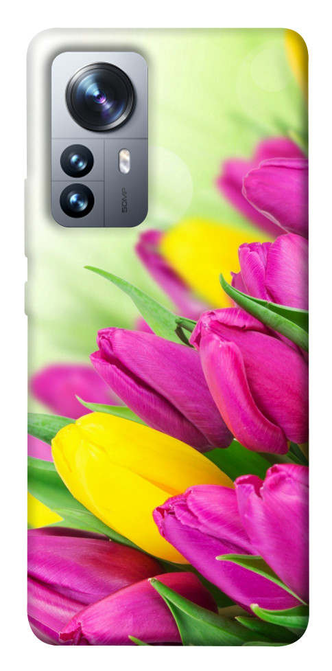

Чехол Красочные тюльпаны для Xiaomi 12 Pro 1493242