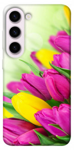 Чехол Красочные тюльпаны для Galaxy S23+