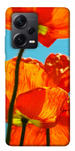 Чехол Яркие маки для Xiaomi Redmi Note 12 Pro 5G