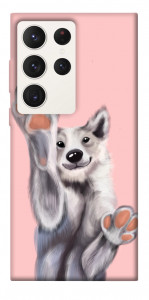 Чехол Cute dog для Galaxy S23 Ultra