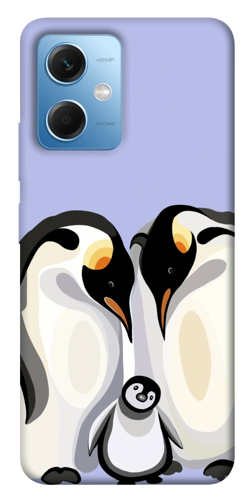 Чохол Penguin family для Xiaomi Redmi Note 12 5G