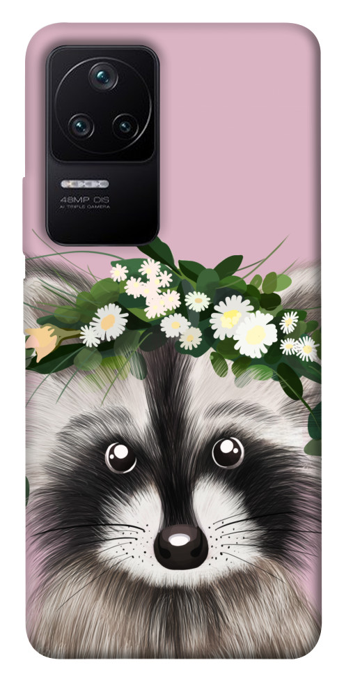 

Чохол Raccoon in flowers для Xiaomi Redmi K40S 1493625