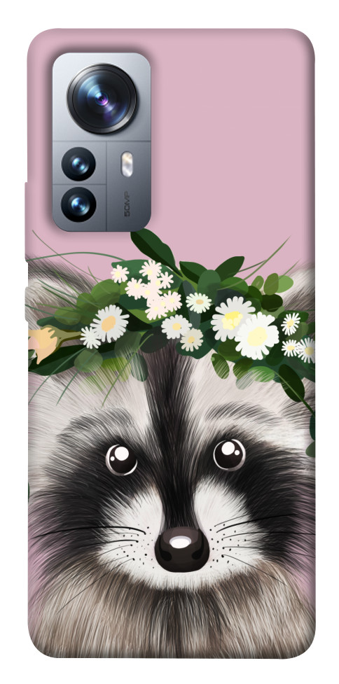 

Чехол Raccoon in flowers для Xiaomi 12S Pro 1493627