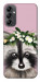 Чехол Raccoon in flowers для Galaxy A14 5G