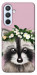 Чехол Raccoon in flowers для Galaxy A54 5G