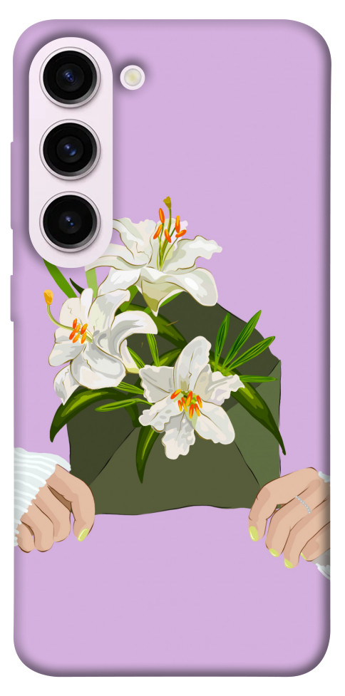 Чохол Flower message для Galaxy S23+