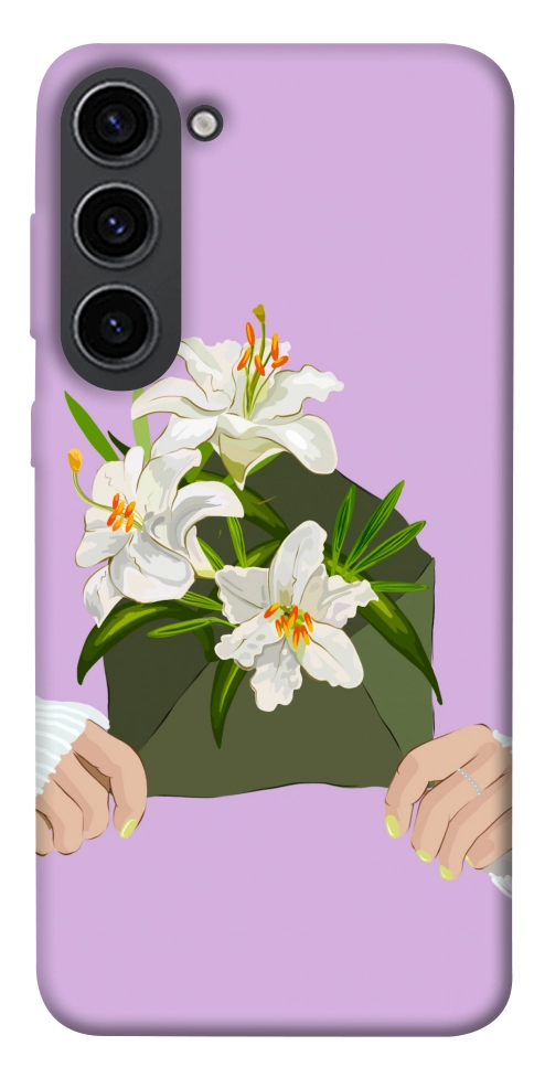 Чохол Flower message для Galaxy S23