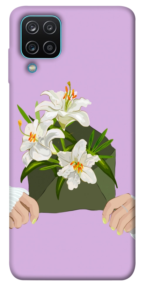 Чехол Flower message для Galaxy M12