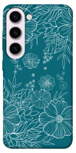 Чехол Botanical illustration для Galaxy S23+