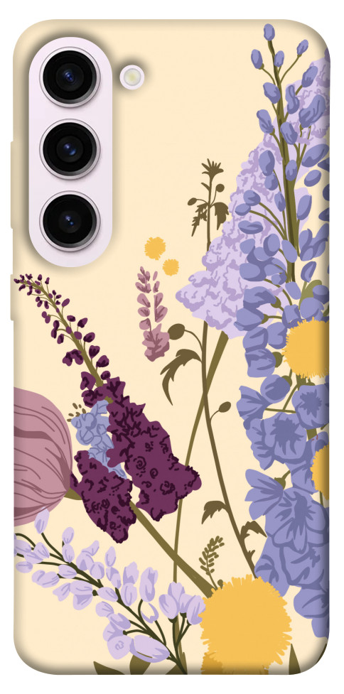 Чехол Flowers art для Galaxy S23+