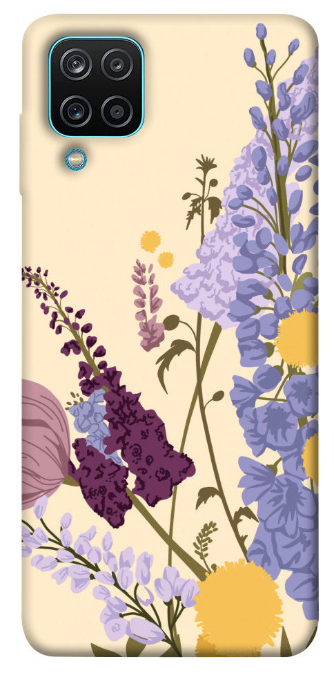 Чохол Flowers art для Galaxy M12