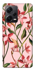 Чехол Floral motifs для Xiaomi Redmi Note 12 Pro 5G