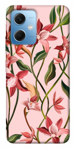 Чехол Floral motifs для Xiaomi Redmi Note 12 5G