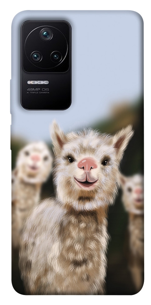 Чехол Funny llamas для Xiaomi Poco F4 5G