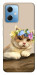 Чохол Cat in flowers для Xiaomi Redmi Note 12 5G