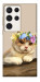 Чохол Cat in flowers для Galaxy S23 Ultra