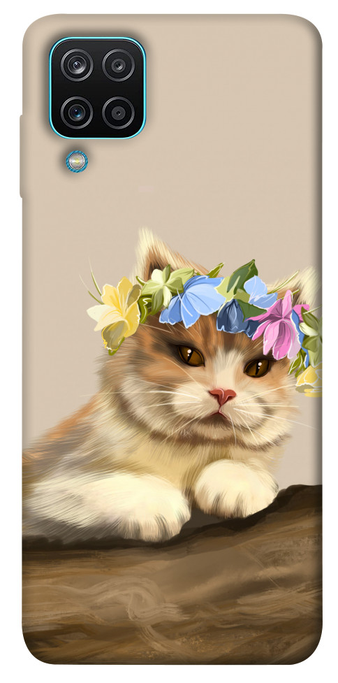 Чехол Cat in flowers для Galaxy M12