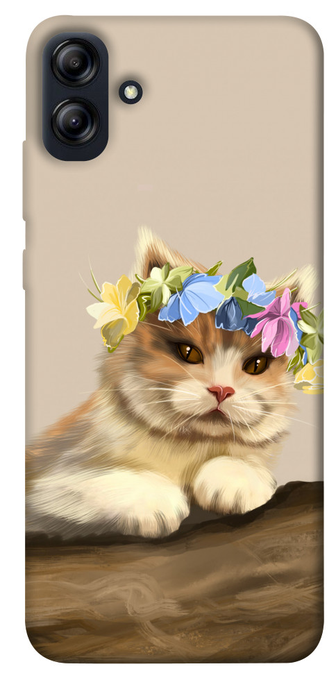 Чехол Cat in flowers для Galaxy A04e