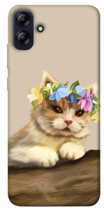 Чохол Cat in flowers для Galaxy A04e