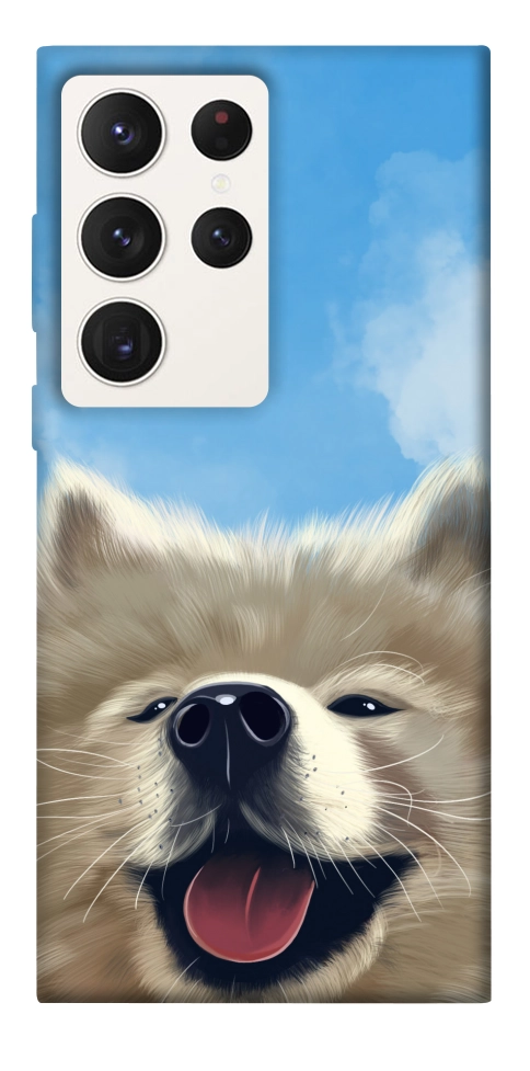 Чехол Samoyed husky для Galaxy S23 Ultra