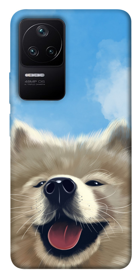 Чохол Samoyed husky для Xiaomi Poco F4 5G