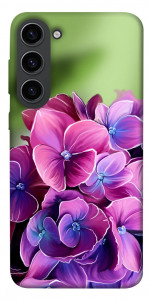 Чохол Мереживна гортензія для Galaxy S23