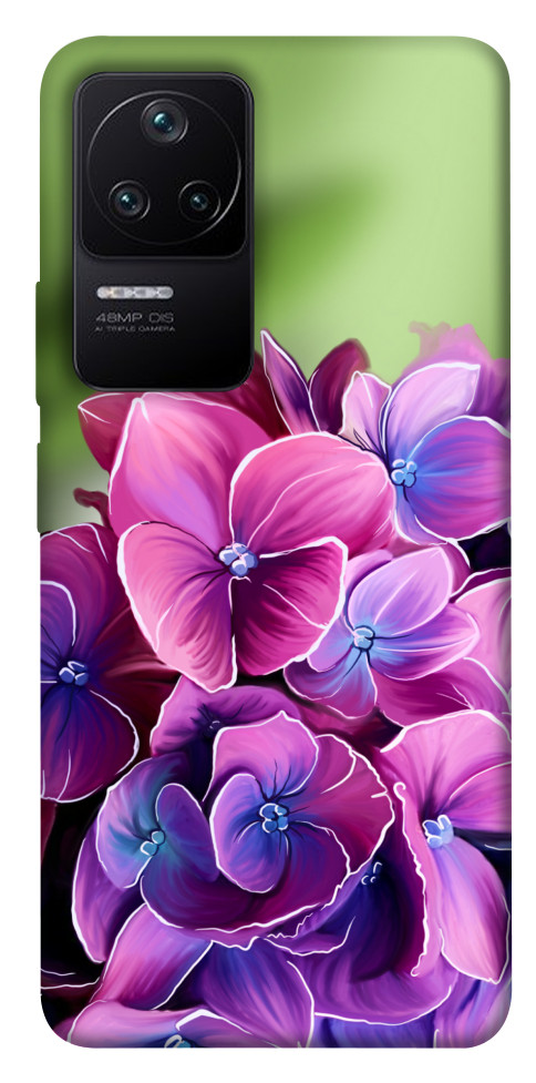 

Чехол Кружевная гортензия для Xiaomi Poco F4 5G 1494229