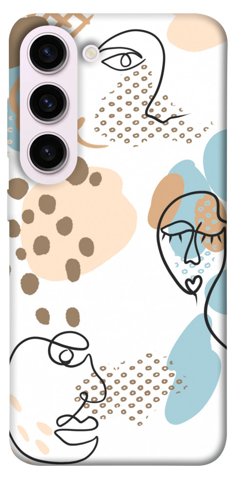 Чехол Face pattern для Galaxy S23+