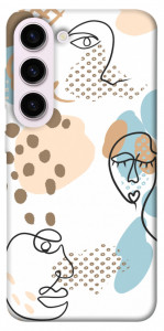 Чехол Face pattern для Galaxy S23+