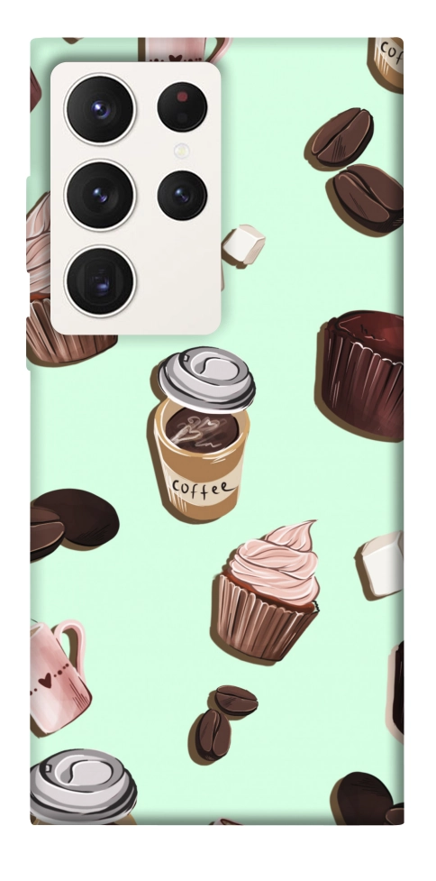 Чехол Coffee and sweets для Galaxy S23 Ultra