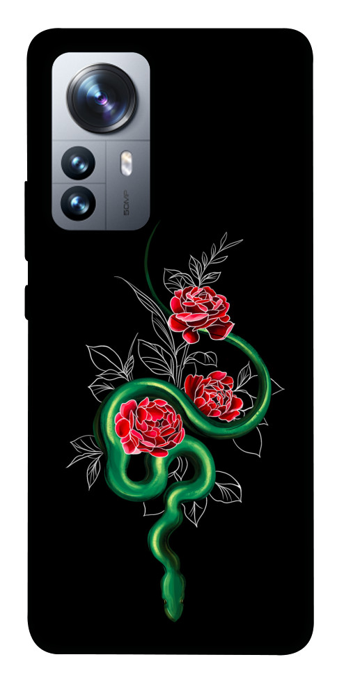 

Чехол Snake in flowers для Xiaomi 12S Pro 1494555