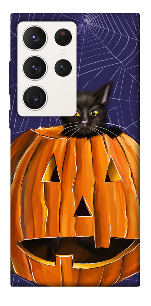 

Чехол Cat and pumpkin для Galaxy S23 Ultra 1494573