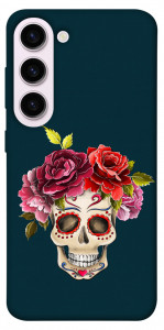 Чохол Flower skull для Galaxy S23+