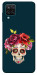 Чехол Flower skull для Galaxy M12