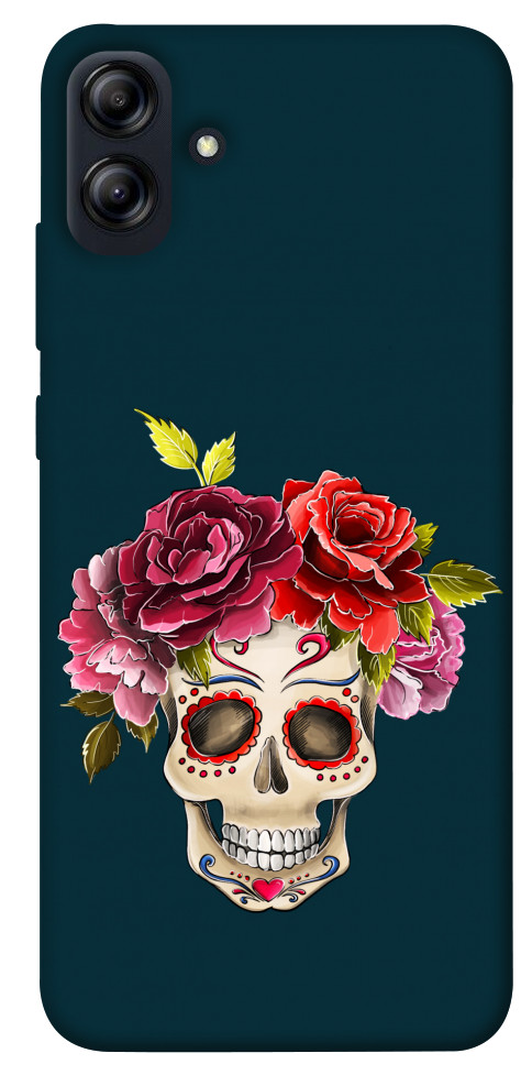 Чохол Flower skull для Galaxy A04e