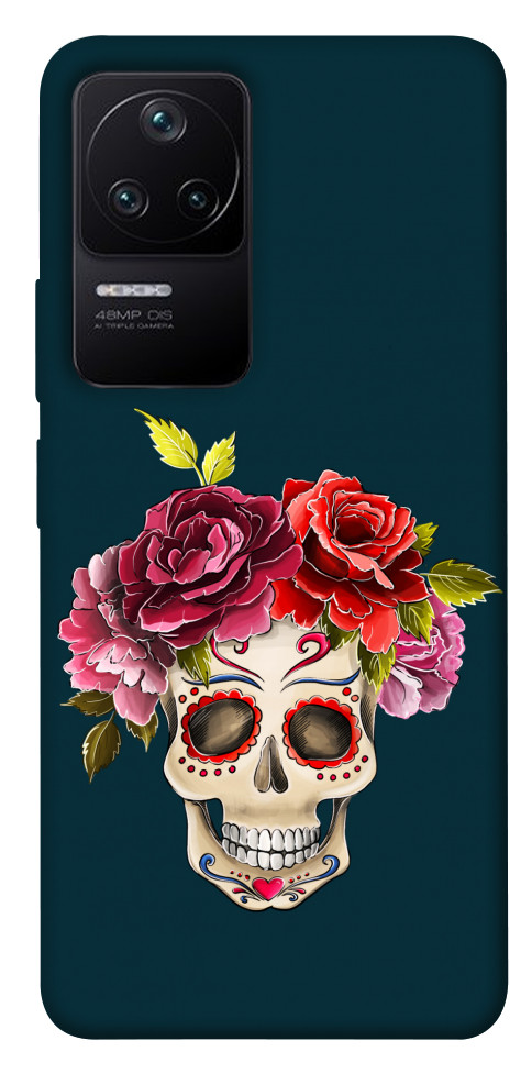 

Чехол Flower skull для Xiaomi Poco F4 5G 1494597