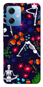 Чехол Yoga skeletons для Xiaomi Redmi Note 12 5G