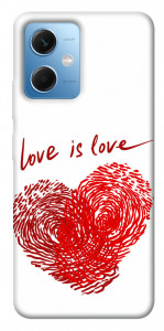 Чехол Love is love для Xiaomi Redmi Note 12 5G