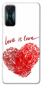Чехол Love is love для Xiaomi Redmi K50 Gaming