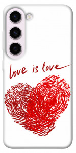 Чехол Love is love для Galaxy S23+
