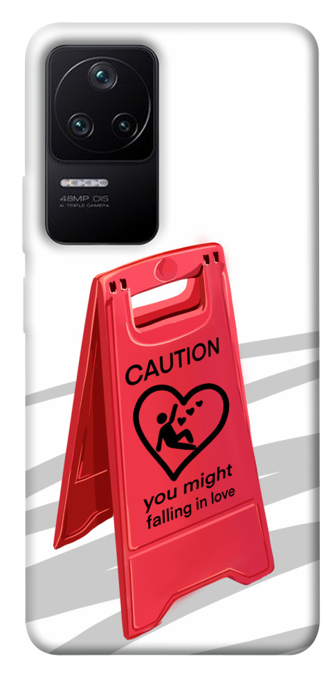 

Чохол Caution falling in love для Xiaomi Poco F4 5G 1495109
