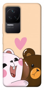 Чехол Медвежата для Xiaomi Redmi K50