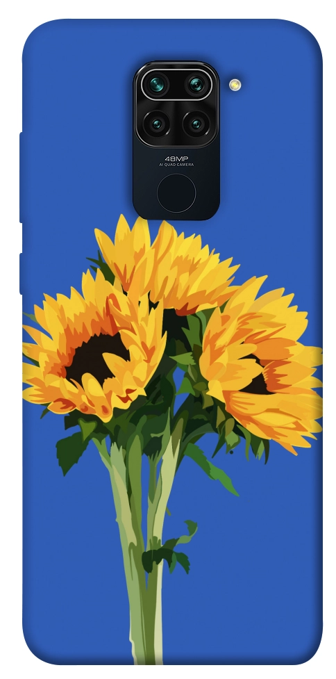 Чохол Bouquet of sunflowers для Xiaomi Redmi 10X