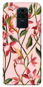 Чехол Floral motifs для Xiaomi Redmi Note 9