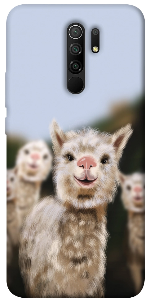 Чохол Funny llamas для Xiaomi Redmi 9